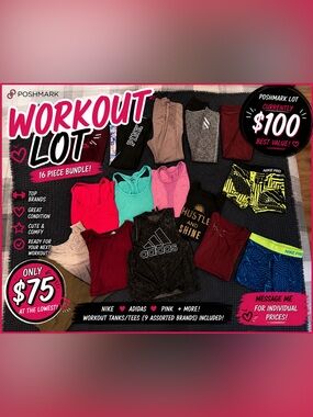 Women’s Workout Bundle | Nike, Adidas, PINK, Victoria’s Secret | Small/Medium